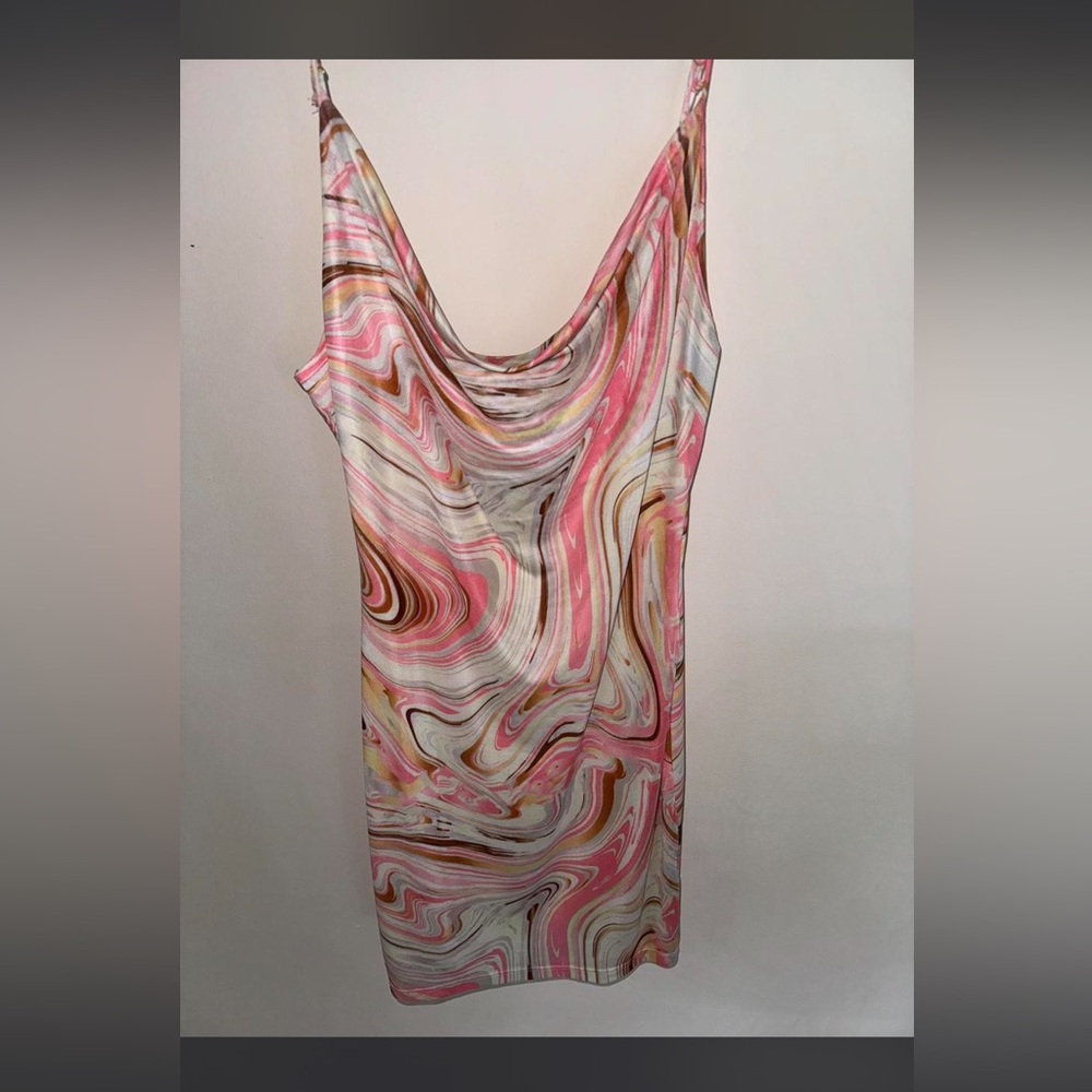OOTDFash Pink and Cream Swirl Camisole